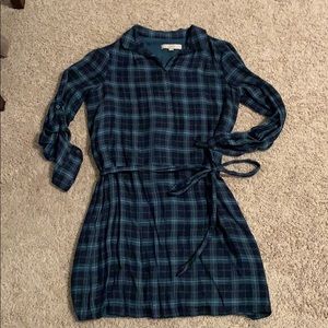 Loft Plaid dress